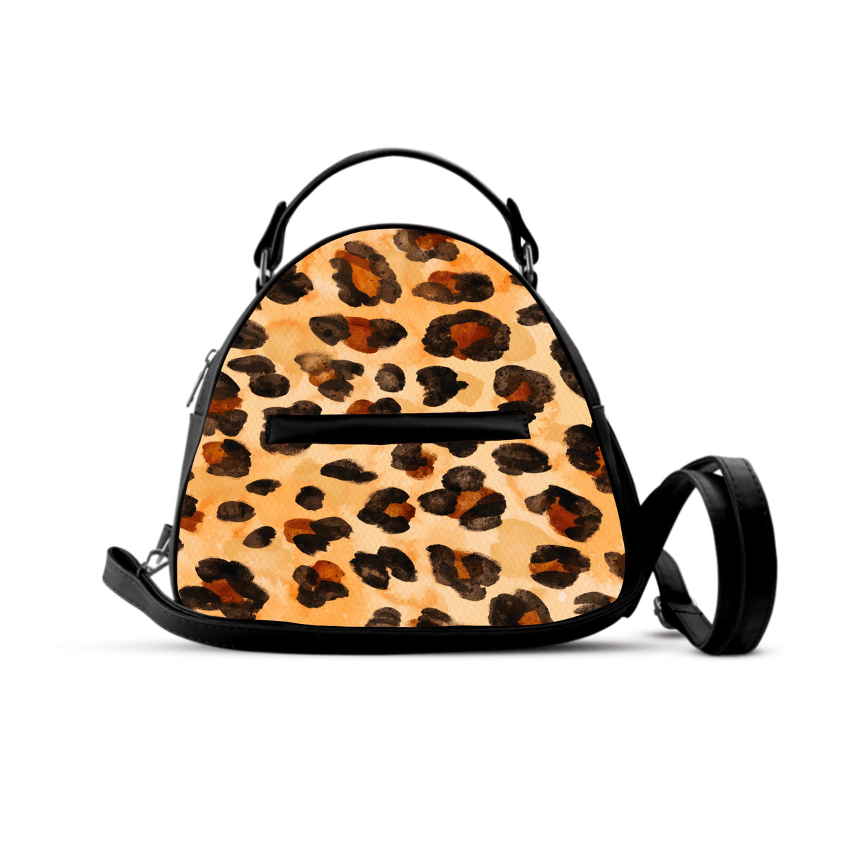 Mini Julian Leopard-Print Backpack Rock Rebel - Leopard Coffin Backpack – Thirteen Vintage main image 4