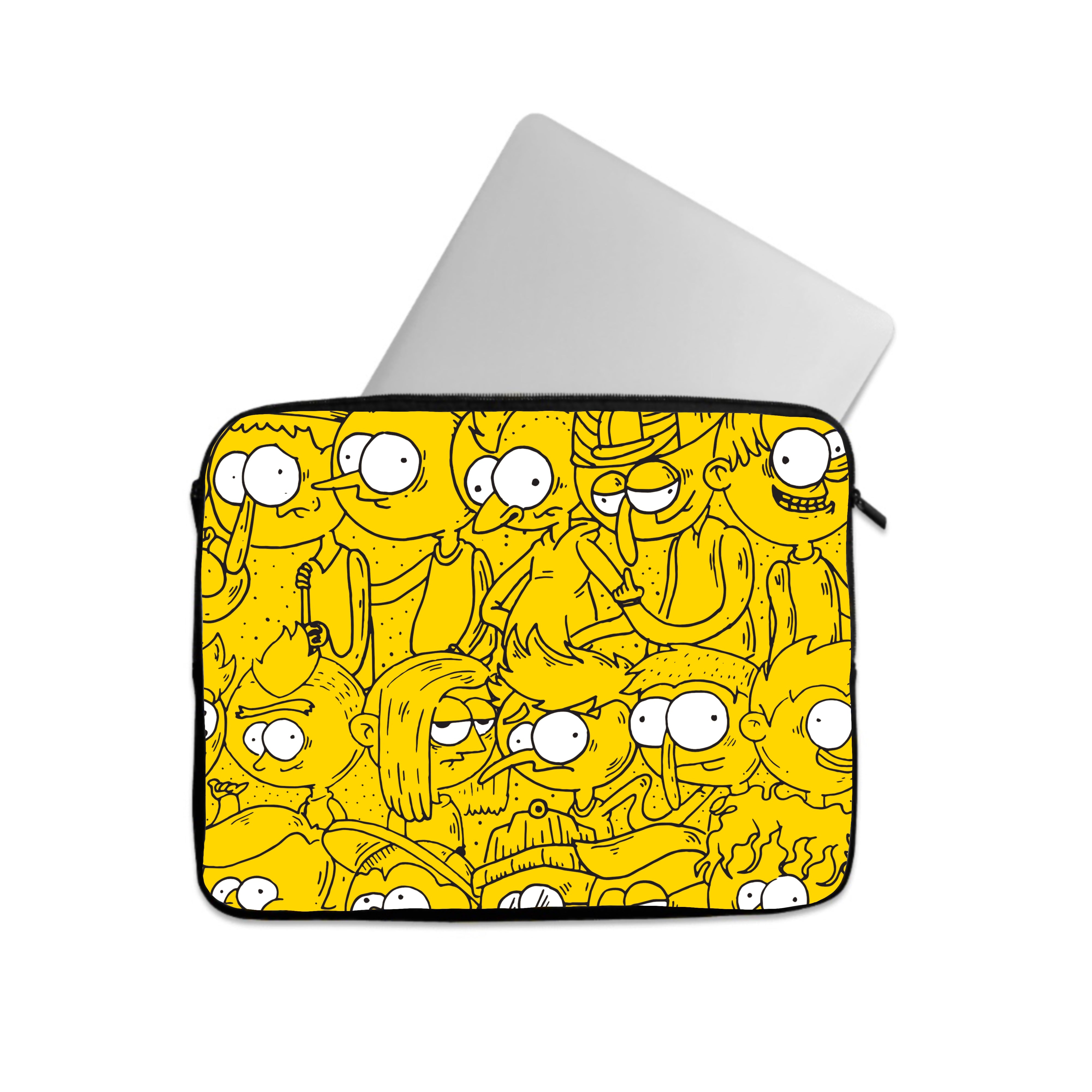 Yellow Faces Laptop Sleeve