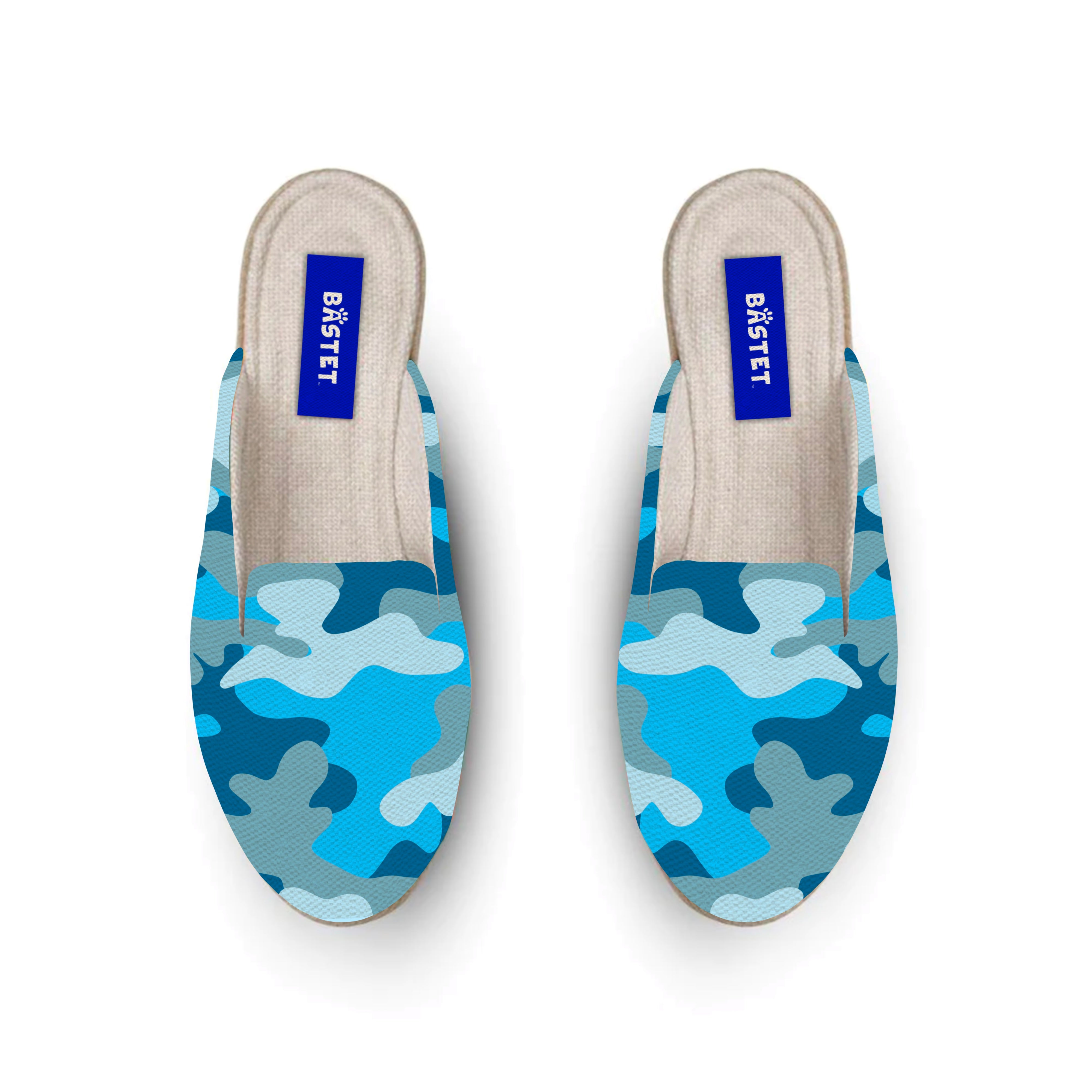 Blue Army Camouflage Mules