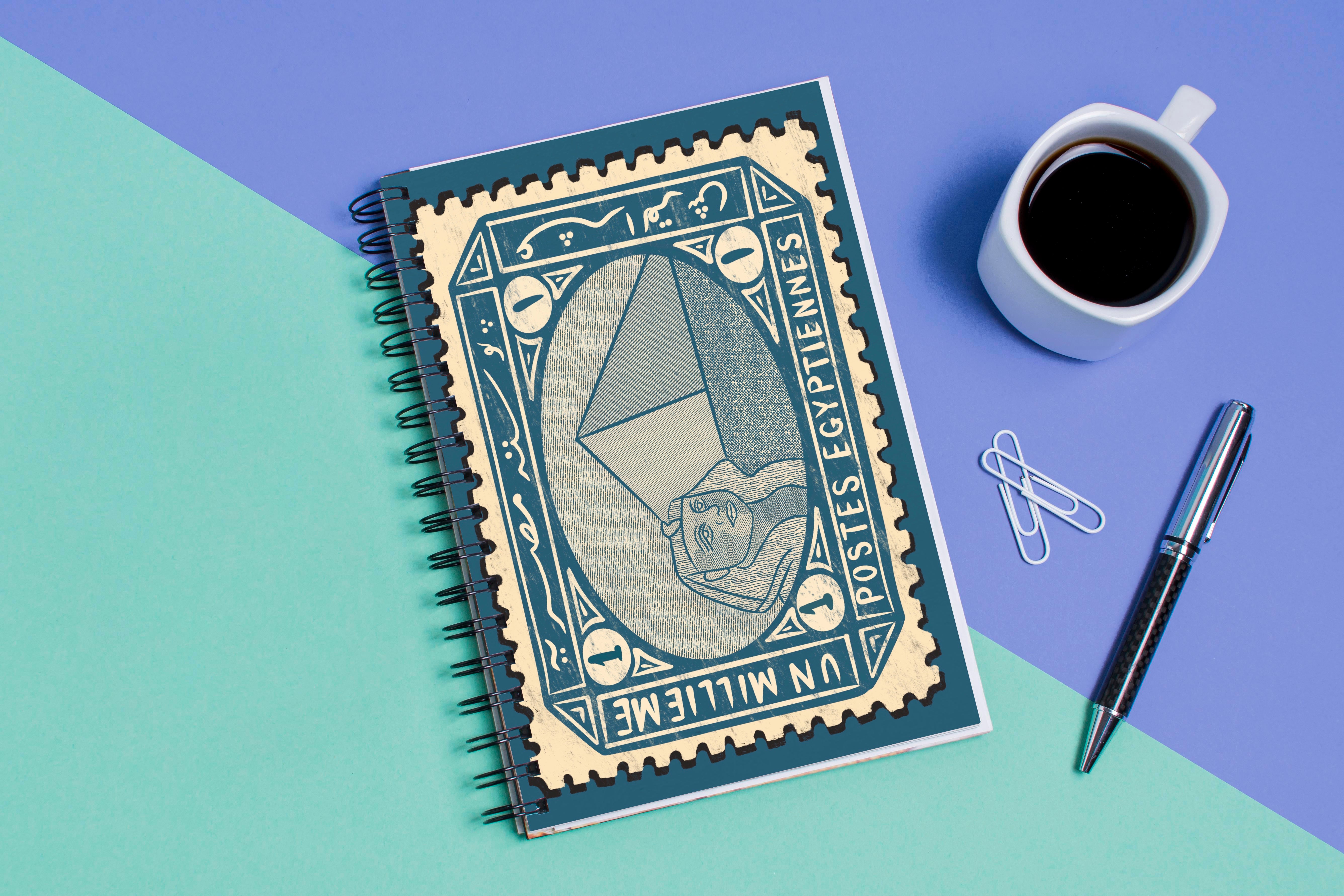 Egyptian Postal Stamp Notebook