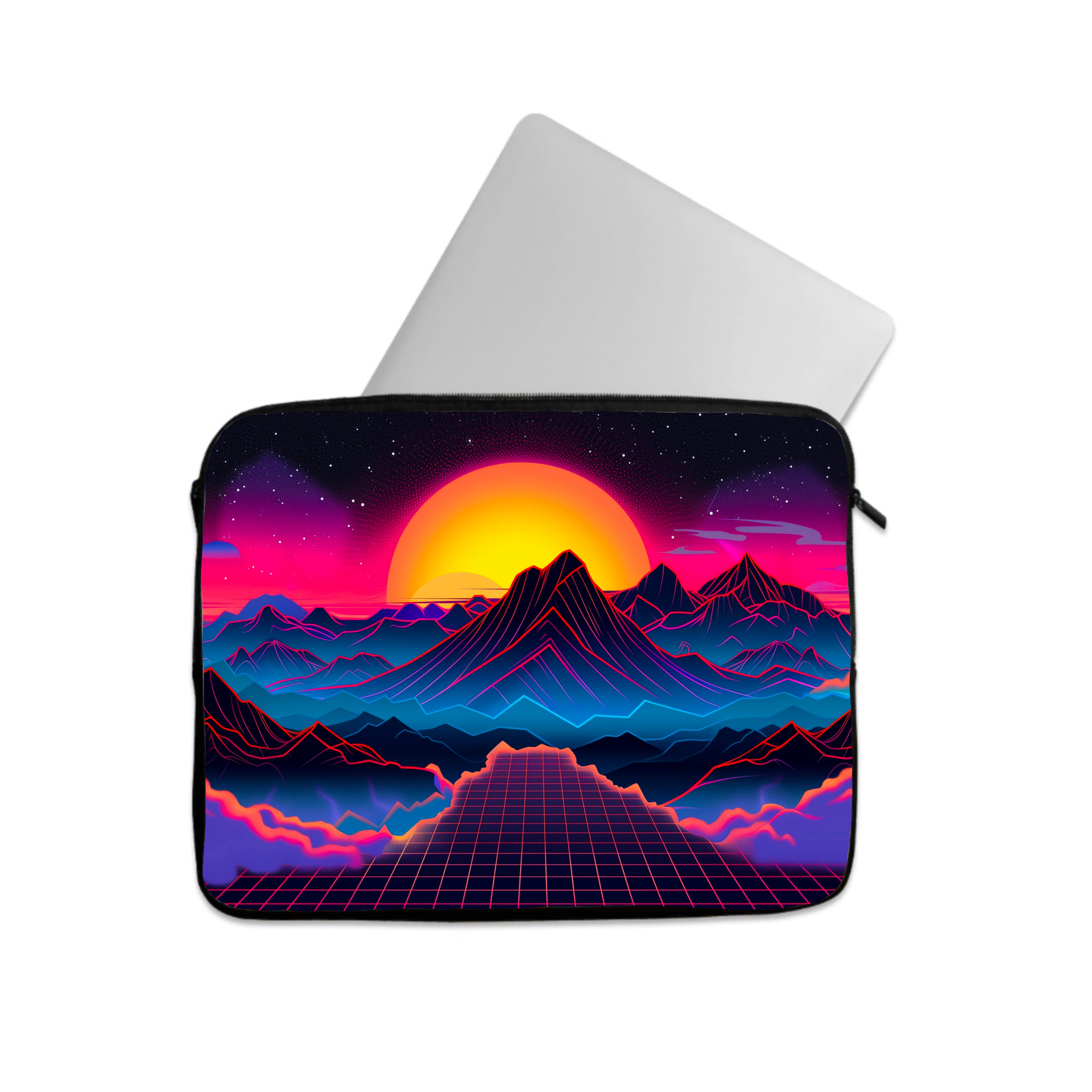 Cyberpunk Sunset Laptop Sleeve