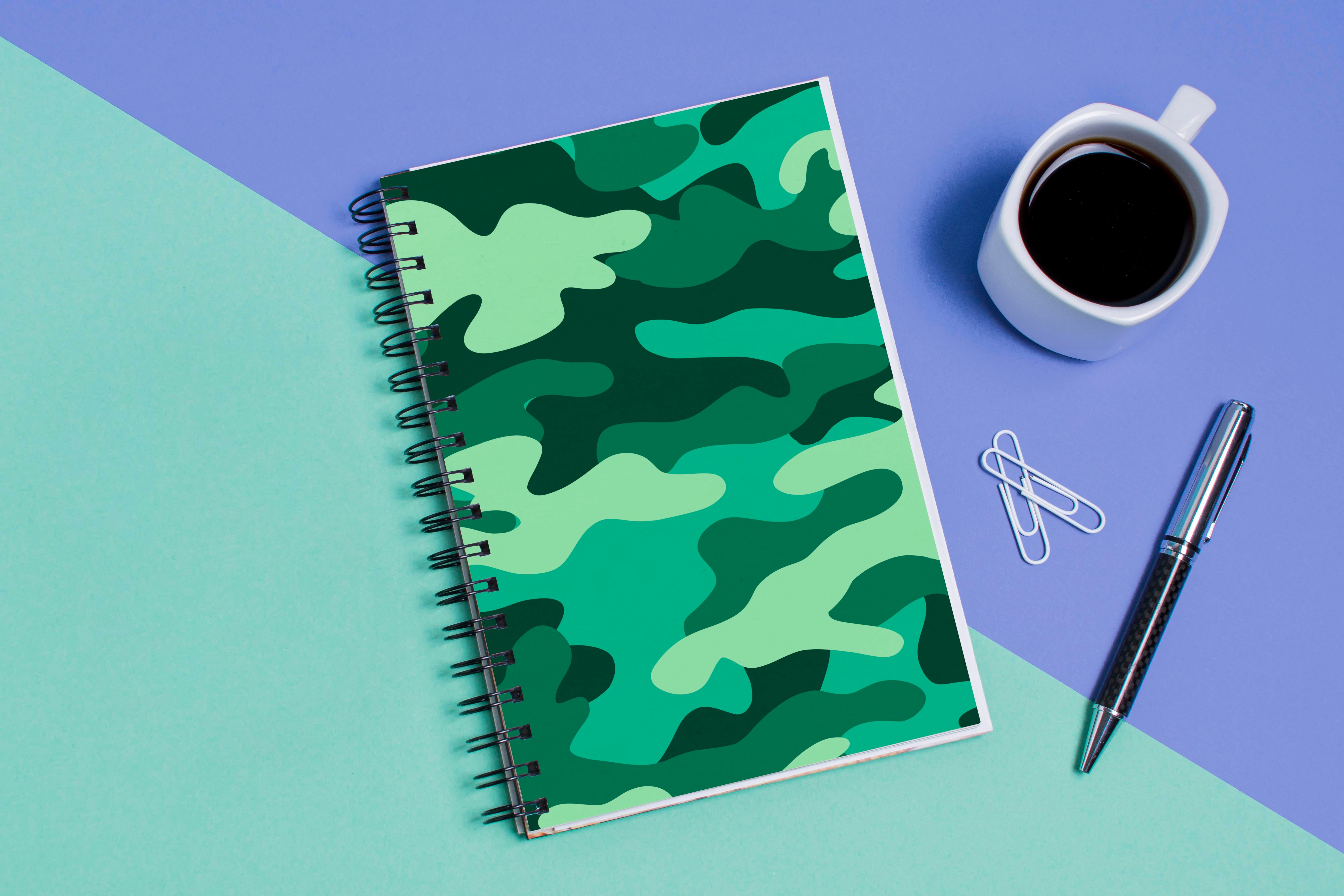 Army Camouflage Notebook