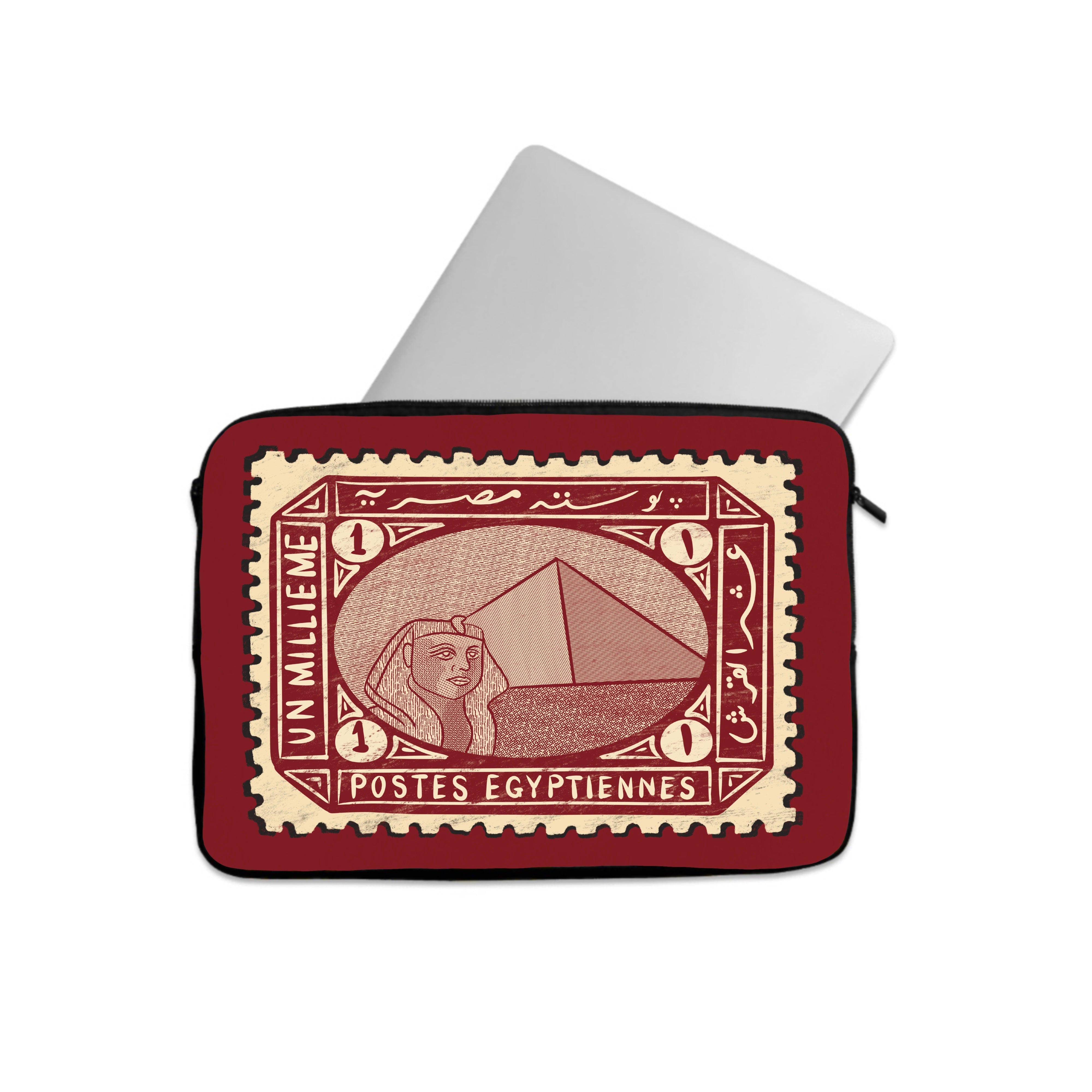 Egyptian Postal Stamp Laptop Sleeve