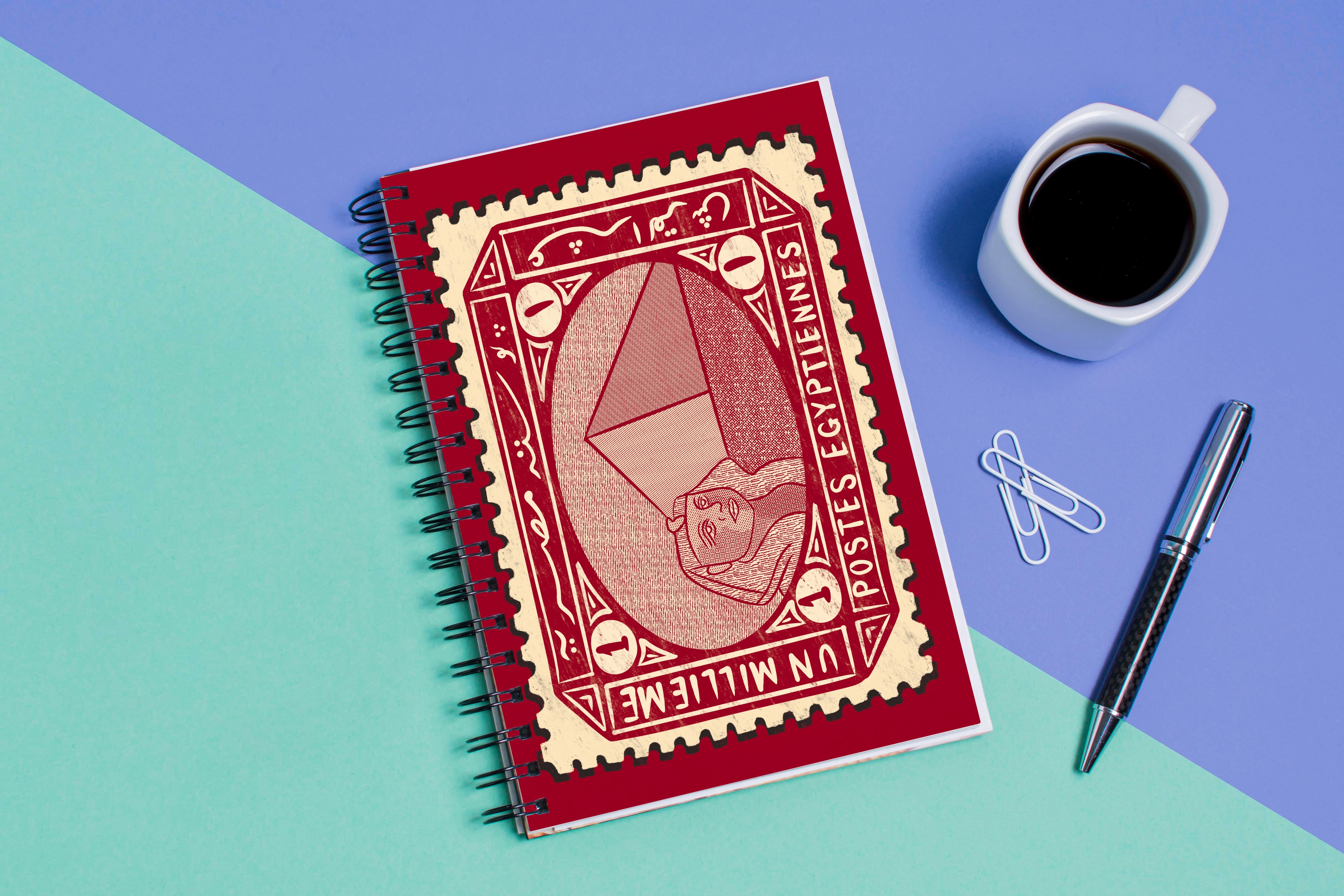 Egyptian Postal Stamp Notebook