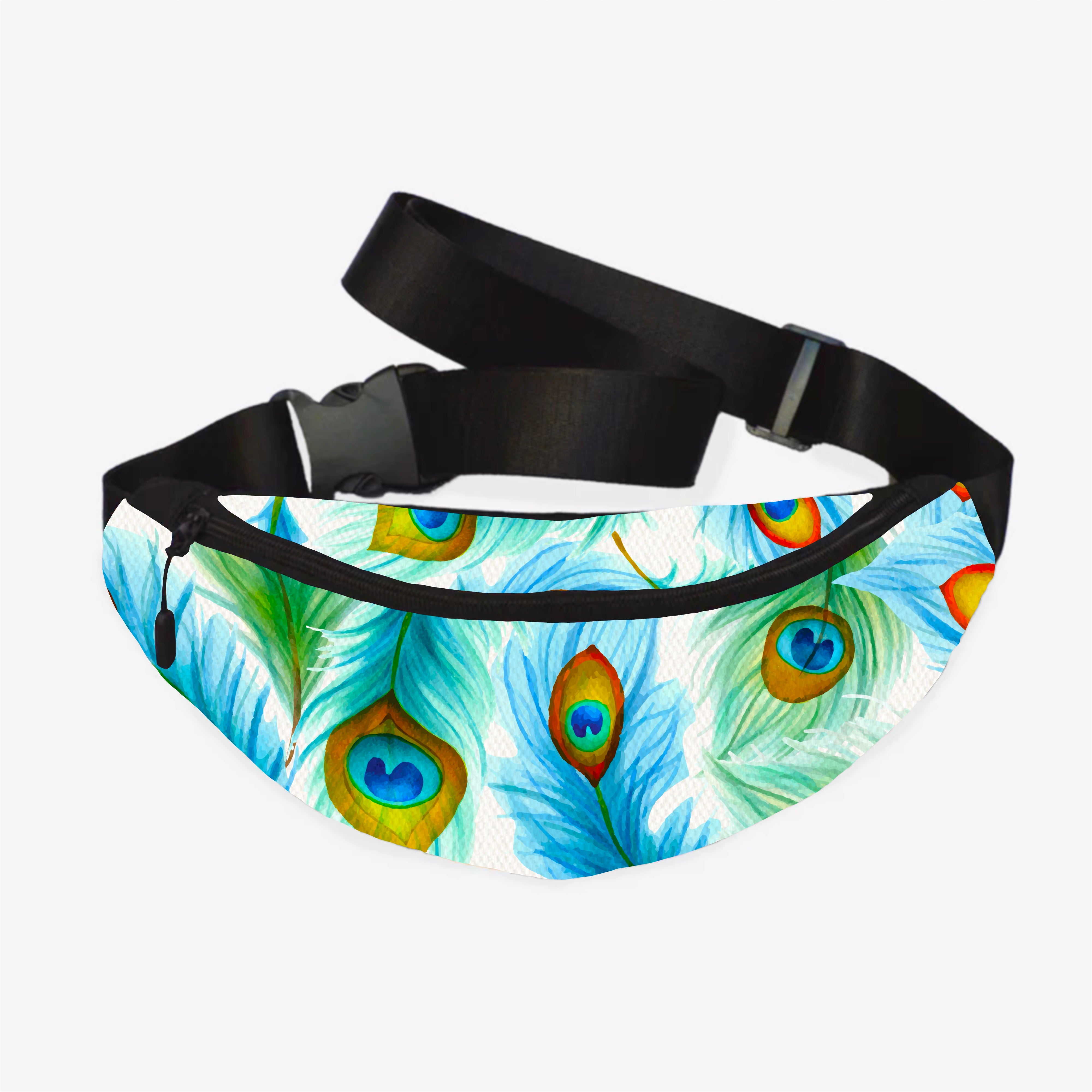 Royal Peacock Fanny Bag