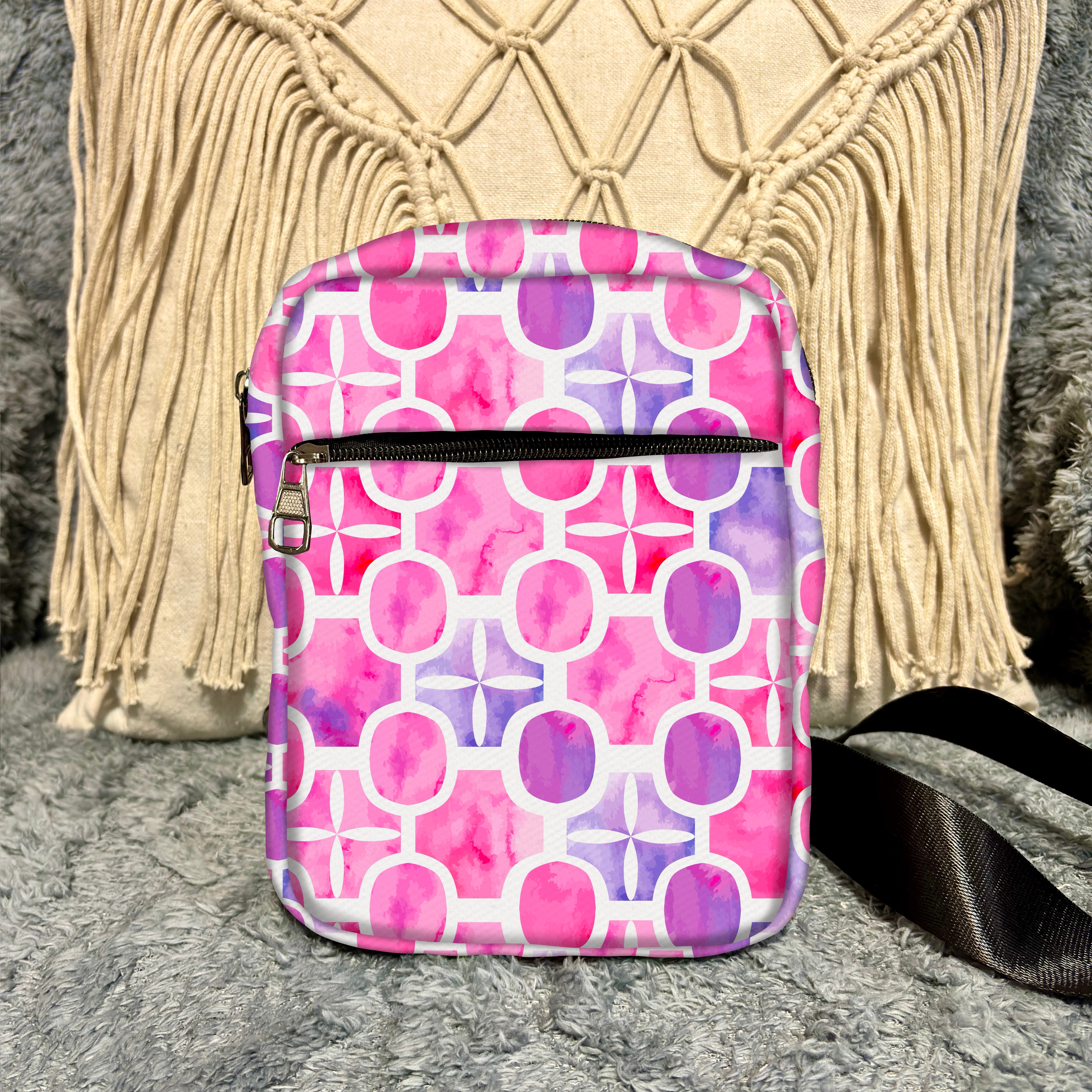 Lavender Tiles Crossbag