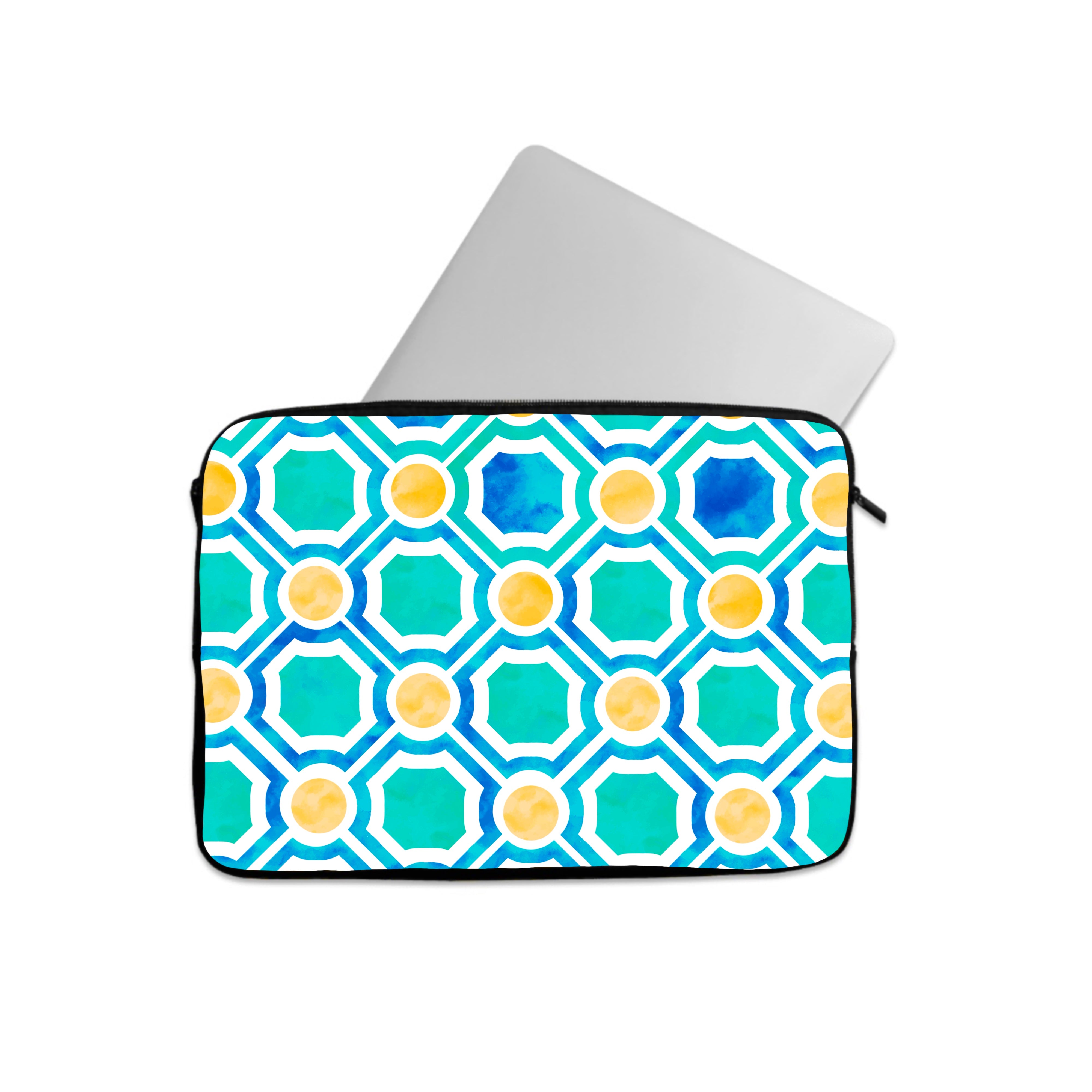 Aqua Mosaic Laptop Sleeve