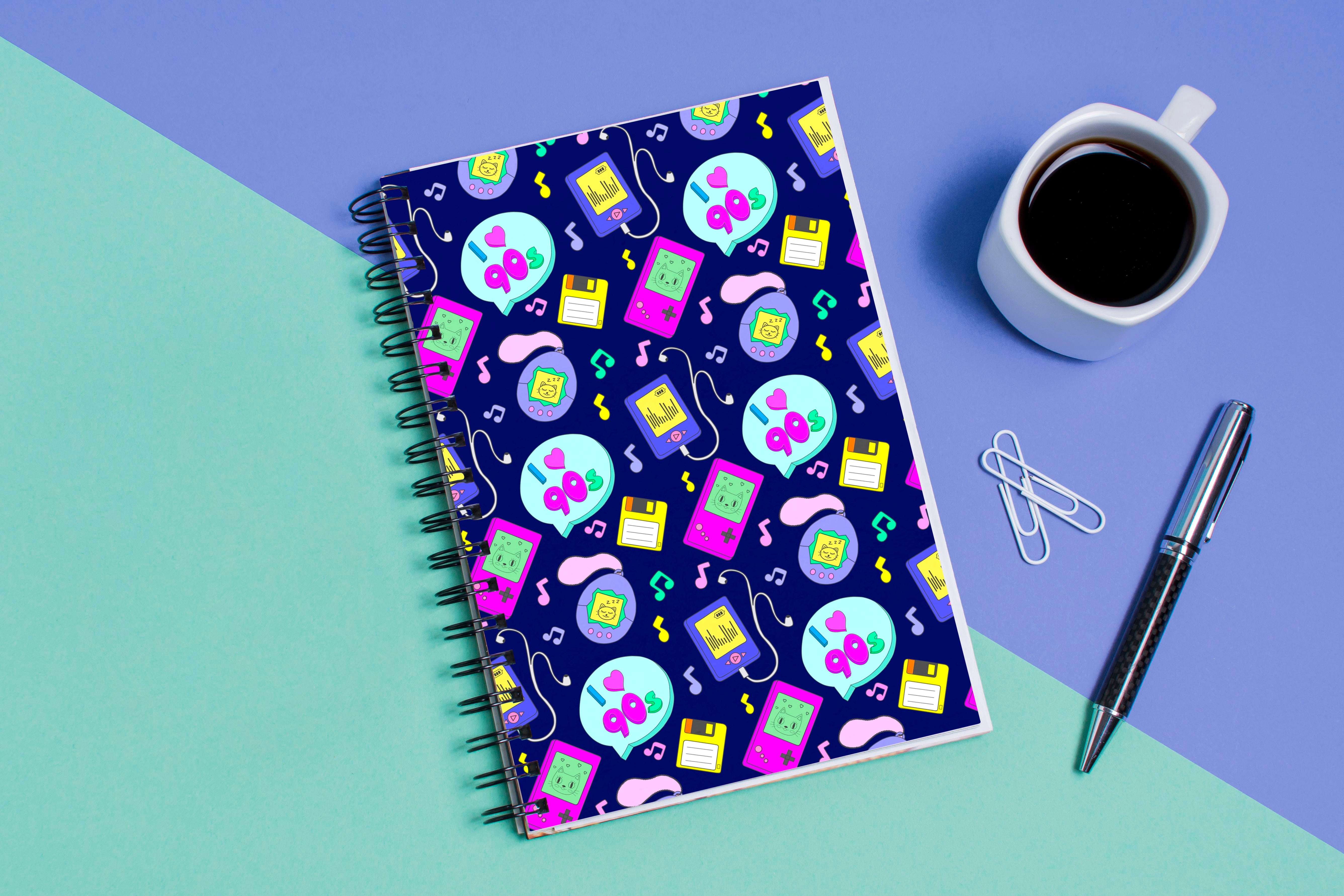 90s Nostalgia Notebook