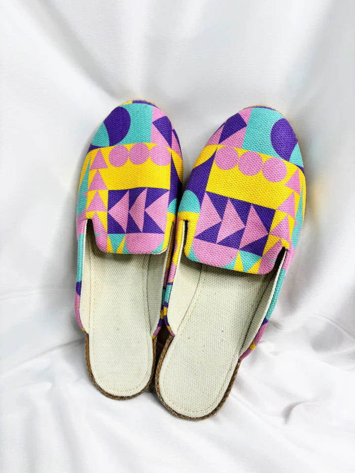 Aqua Mosaic Mules