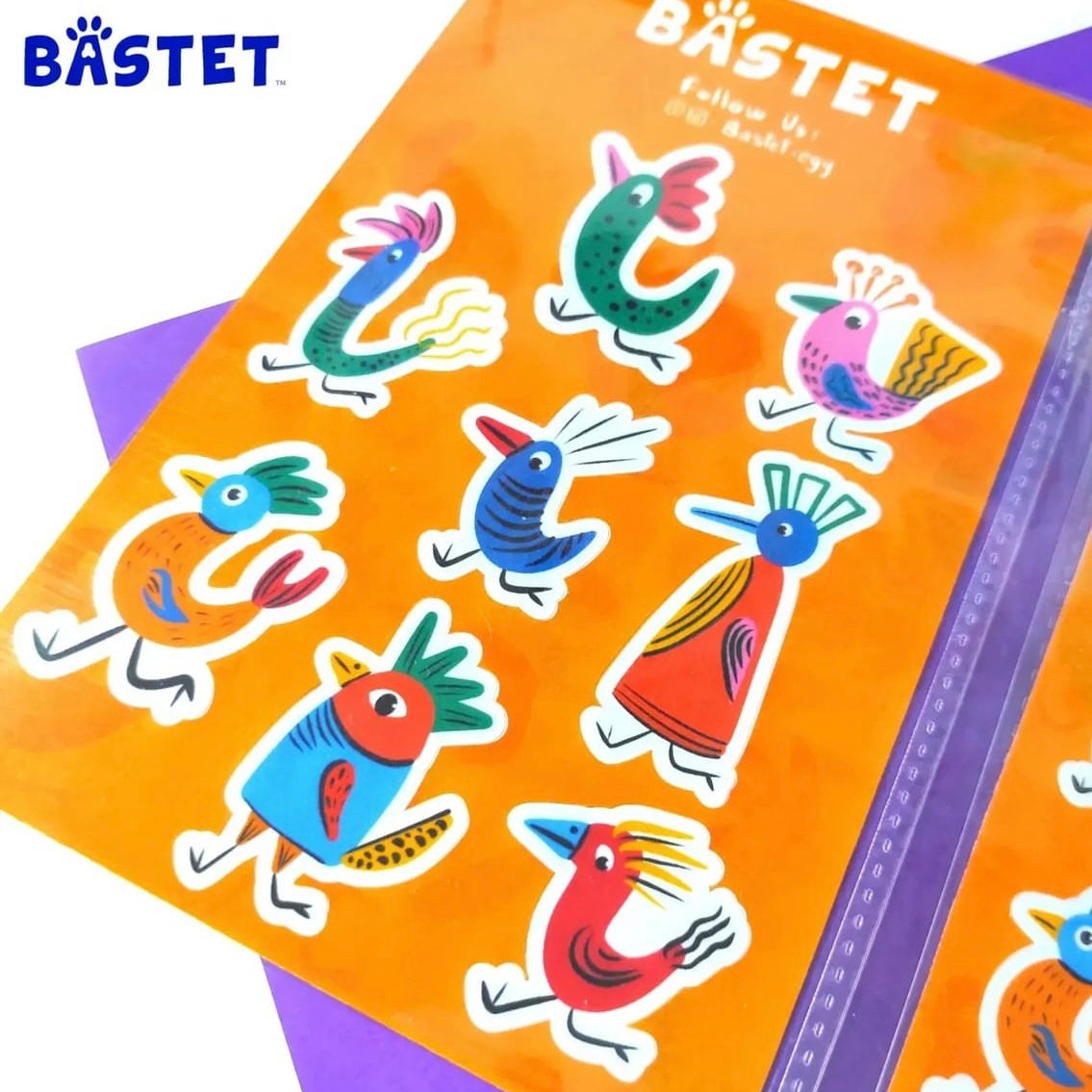 Birds Laptop Stickers Sheet