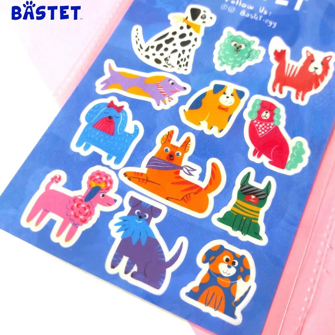 Dogs Laptop Stickers Sheet