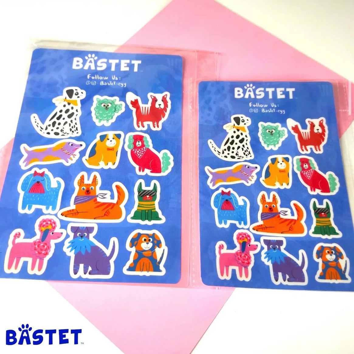 Dogs Laptop Stickers Sheet