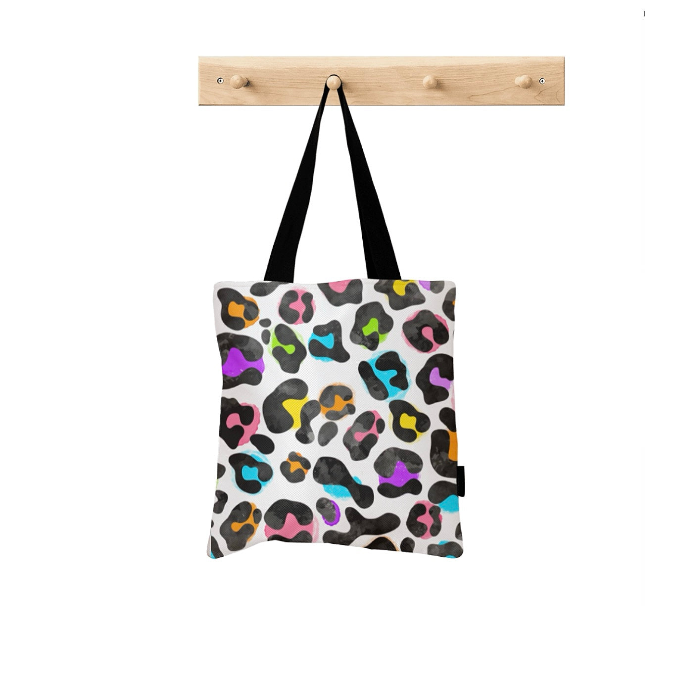 Coloured Leopard Tote bag