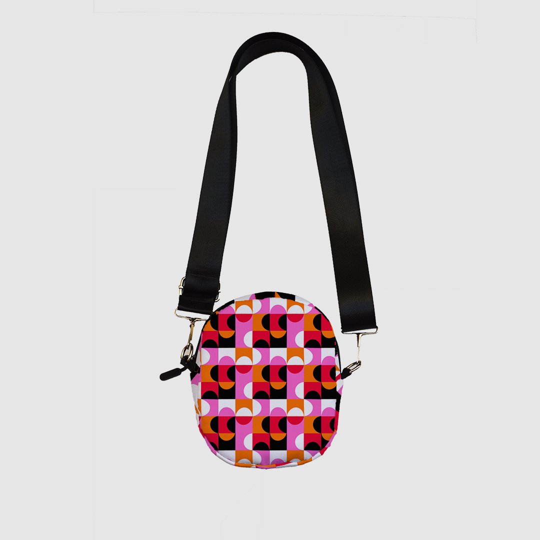 Circles Maze Mini Cross Bag