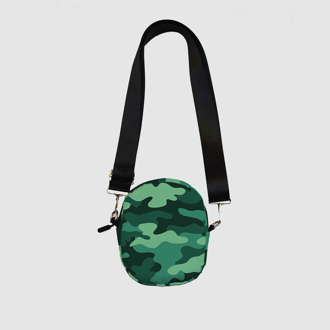 Green Olive Army Mini Cross Bag