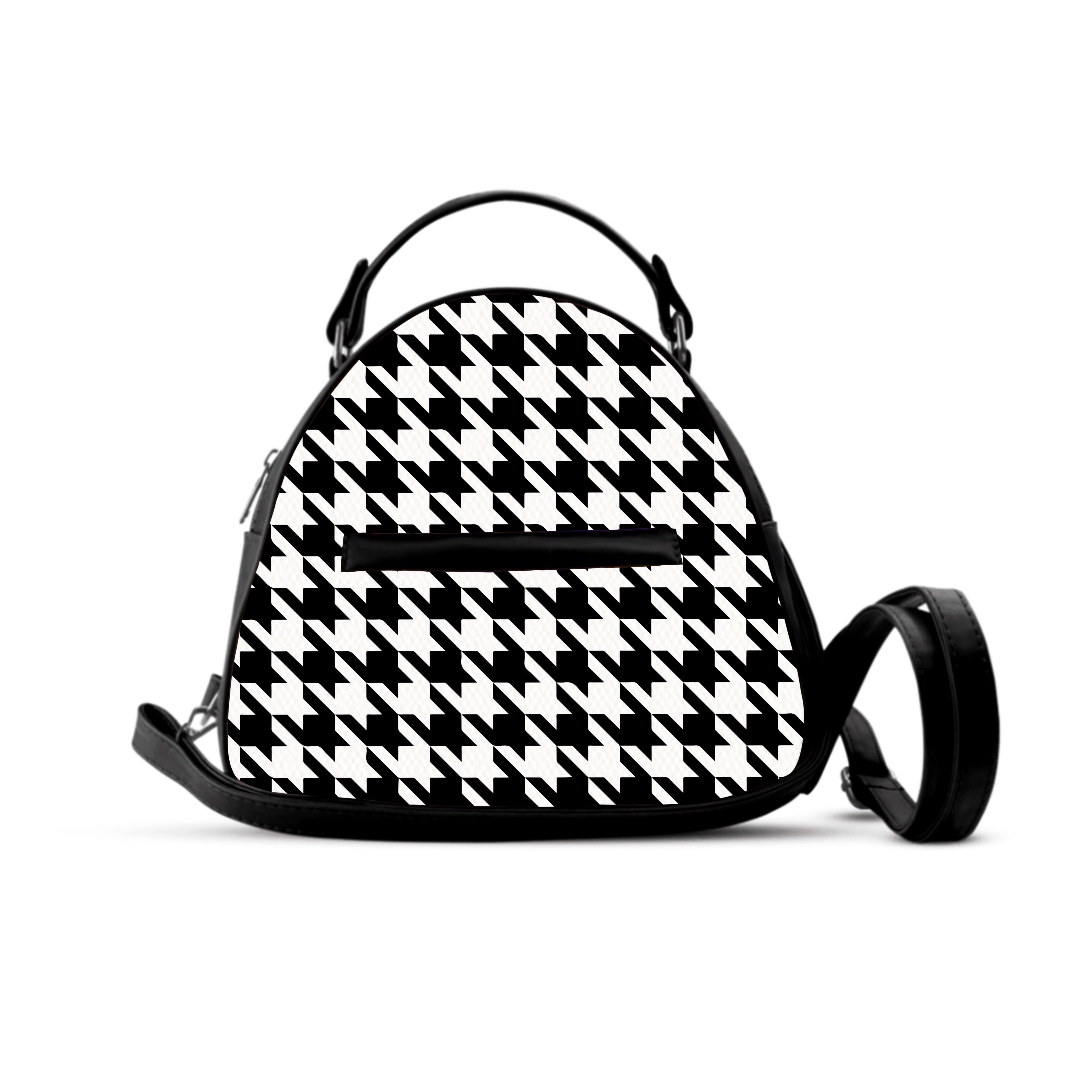 Houndstooth Backpack