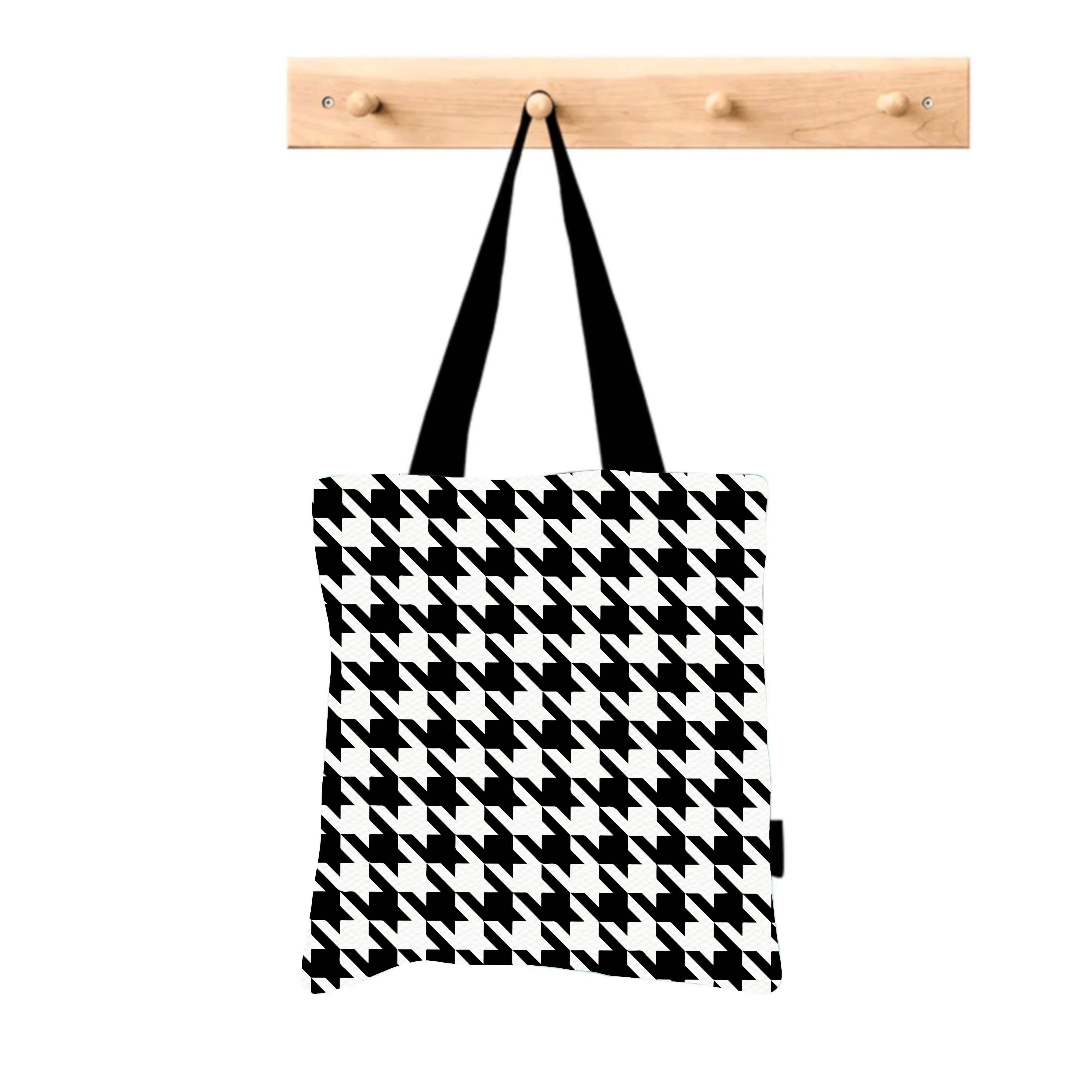 Houndstooth Tote Bag 5